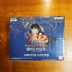 One Piece ROMANCE DAWN OP 01 Booster Box Factory Sealed 24 packs English Cards - Image 1