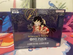 One Piece Card Game OP-01 Romance Dawn Booster Box English New FACTORY SEALED - Image 1