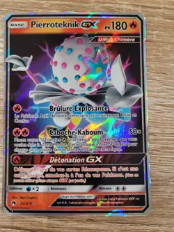 Carte Pokemon Pierroteknik Gx 52/214 SL08 Tornnerre Perdu occasion - Image 1