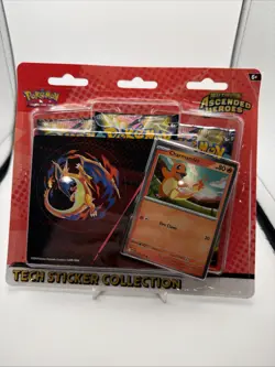 Ascended Heroes Charmander Tech Sticker Collection Pokemon TCG Brand New Sealed! - Image 1