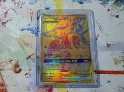 Pokemon TCG Reshiram & Charizard GX SM247 Black Star Promo Holo NM - Image 1