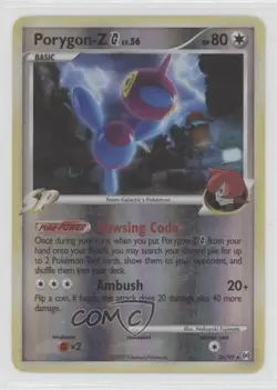 Porygon-Z G Reverse Foil Pokemon Platinum Arceus #26 2009 - Image 1