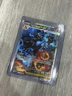Mega Charizard X Ex #125 Pokemon Phantasmal Flames Perfect Condition MINT - Image 1