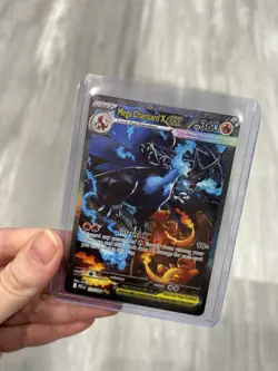 Mega Charizard X Ex #125 Pokemon Phantasmal Flames Perfect Condition MINT - Image 3