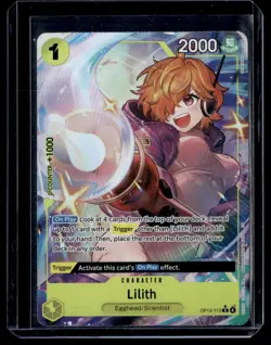 Lilith (Alt Art) OP13-113 R Carrying on His Will - ONE PIECE Card Game - Image 1