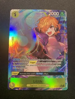 Lilith Alt Art OP13-113 Carrying On His Will One Piece TCG NM ENGLISH - Image 1