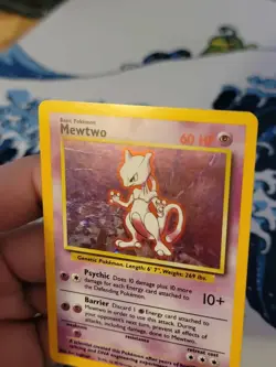 Mewtwo Holo Rare Base Set 010/102 NM- Pokemon Card - Image 2