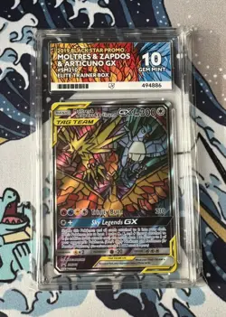 Moltres & Zapdos & Articuno GX SM210 - Pokemon TCG Hidden Fates Promo Ace 10 #2 - Image 2