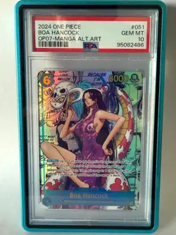 2024 ONE PIECE 500 YEARS IN THE FUTURE MANGA ALT ART #051 BOA HANCOCK PSA 10 - Image 1