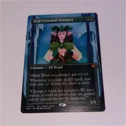 Wizards Leaf-Crowned Visionary ECL Special Guest Green Creature (Near Mint) - Image 1