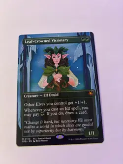 Wizards Leaf-Crowned Visionary ECL Special Guest Green Creature (Near Mint) - Image 2