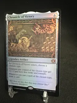 Chronicle of Victory MTG Lorwyn Eclipsed #M 0253 Mythic Rare FOIL Leg Artifact - Image 2