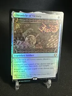 Chronicle of Victory MTG Lorwyn Eclipsed #M 0253 Mythic Rare FOIL Leg Artifact - Image 3