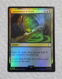 MTG Foil Contaminated Drink Fallout NM - Image 1