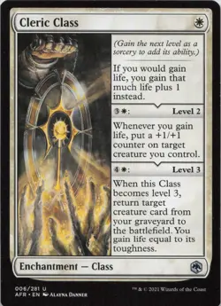 Cleric Class U Adventures in the Forgotten Realms 6 - LP MTG - Image 1