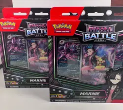 2 BOX LOT: Pokemon Marnie Rival Battle Deck w/Marnie's Morpeko Sealed -Free Ship - Image 1