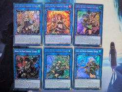 YuGiOh! Charmer Link Set Package Dharc Wynn Eria Lyna Hiita Aussa! - Image 1