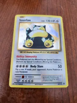 Snorlax - XY179 Black Star Promo - Holo Rare - Pokemon Card - EXC / Near Mint - Image 1