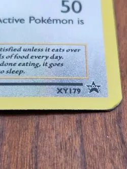 Snorlax - XY179 Black Star Promo - Holo Rare - Pokemon Card - EXC / Near Mint - Image 4