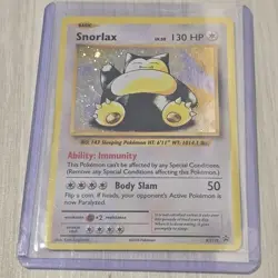 Pokemon Snorlax Black Star Promo XY179 Holo Promo Card Tcg Rare - Image 1