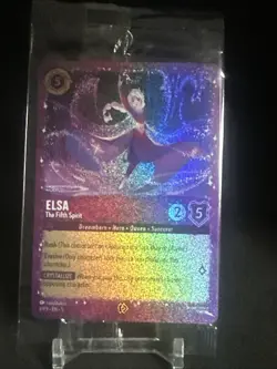 Elsa - The Fifth Spirit - Disney Lorcana Gift Box Promo Glitter - Sealed - Image 1