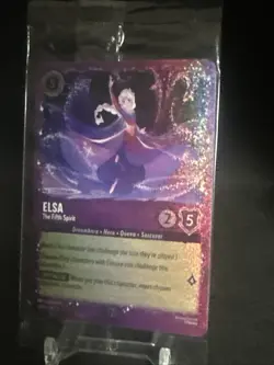 Elsa - The Fifth Spirit - Disney Lorcana Gift Box Promo Glitter - Sealed - Image 2