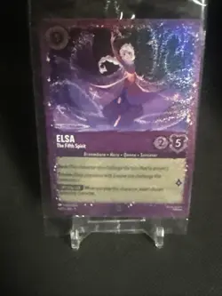 Elsa - The Fifth Spirit - Disney Lorcana Gift Box Promo Glitter - Sealed - Image 4