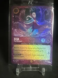 Elsa - The Fifth Spirit - Disney Lorcana Gift Box Promo Glitter - Sealed - Image 5