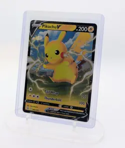 Pikachu V - 086/264 - Ultra Rare NM-Mint Pokemon SWSH08 - Fusion Strike - Image 1