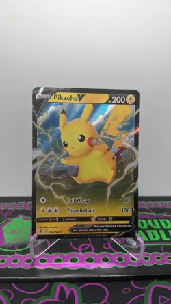 Pikachu V 086/264 Holo Ultra Rare Swsh08: Fusion Strike Pokemon TCG NM / Mint - Image 1