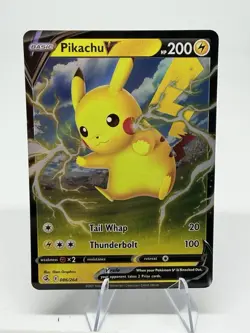 Pikachu V 086/264 SWSH08: Fusion Strike - Pokemon Card - NM - Image 1