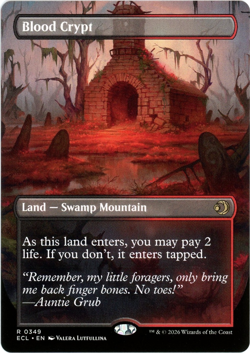 Blood Crypt (Borderless) - 0349 - Lorwyn Eclipsed ECL - MTG - NM/M - Image 1