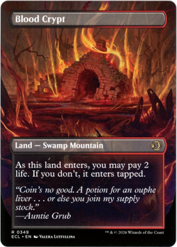 Blood Crypt (Borderless) - 0349 - Lorwyn Eclipsed ECL - MTG - NM/M - Image 2