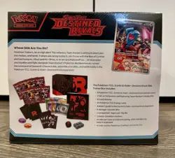 Pokemon TCG Scarlet & Violet Destined Rivals Elite Trainer Box ETB Sealed Auc#2 - Image 2