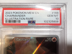 Pokemon SV Scarlet & Violet 151 Illustration Rare Charmander 168/165 PSA 10 GEM - Image 2