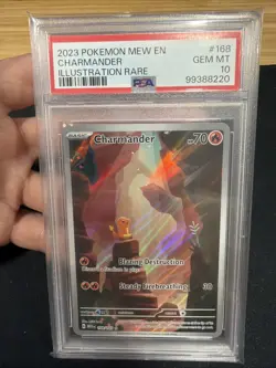 Pokemon SV Scarlet & Violet 151 Illustration Rare Charmander 168/165 PSA 10 GEM! - Image 1