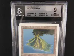 Volcanic Island BGS 9 MINT [Revised Edition] Mtg Magic Free Shipping - Image 3