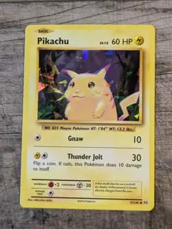 PIKACHU BASIC - 2016 POKEMON TCG CARD # 35/108 - Image 1