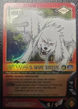 NARUTO CARD GAME Lupo a due Teste NI-273 FOIL NM - Image 1
