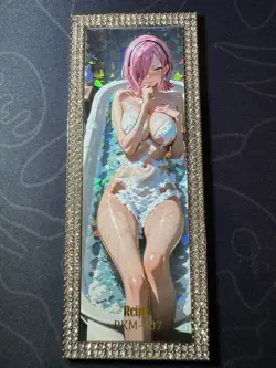 Goddess Reiju Diamond Long Card Metal Bikini Waifu Doujin Numbered One Piece - Image 1