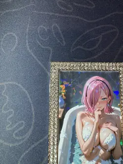 Goddess Reiju Diamond Long Card Metal Bikini Waifu Doujin Numbered One Piece - Image 2