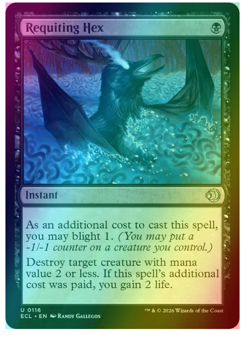 Requiting Hex - Foil Lorwyn Eclipsed MTG - Image 1