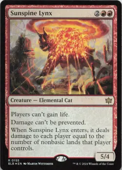 Sunspine Lynx - FOIL - R Bloomburrow 155 - MTG - Image 1
