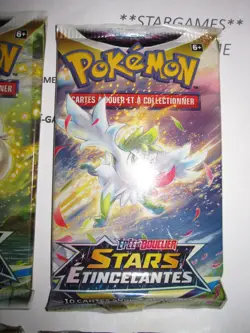 POKEMON NEUF LOT 4 BOOSTER SCELLES ARTSET STARS ETINCELANTES FRENCH NON TRIES - Image 3