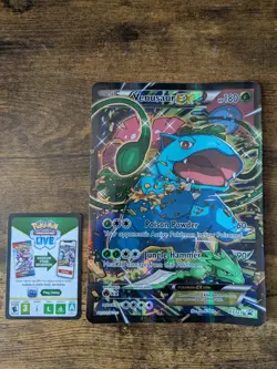 Pokemon TCG Europe Exclusive Venusaur EX XY123 JUMBO Promo Lightly Played LP - Image 1
