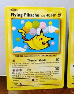 POKEMON FLYING PIKACHU 110/108 & SURFING PIKACHU 111/108 SECRET RARES EVOLUTIONS - Image 2