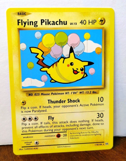 POKEMON FLYING PIKACHU 110/108 & SURFING PIKACHU 111/108 SECRET RARES EVOLUTIONS - Image 2