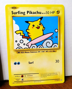 POKEMON FLYING PIKACHU 110/108 & SURFING PIKACHU 111/108 SECRET RARES EVOLUTIONS - Image 3