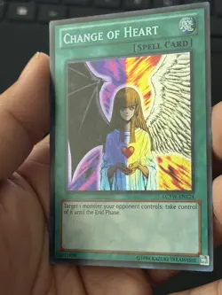 🔥 YUGIOH • CHANGE OF HEART • SECRET RARE • LCYW-EN124 • UNLIMITED • NM 🔥 - Image 1