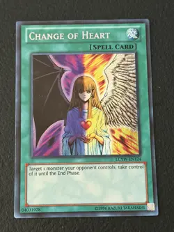 🔥 YUGIOH • CHANGE OF HEART • SECRET RARE • LCYW-EN124 • UNLIMITED • NM 🔥 - Image 3